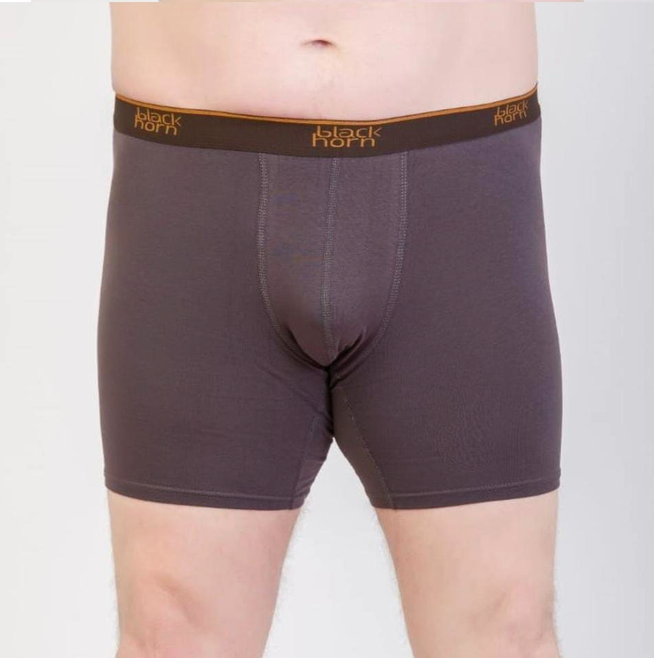 Büyük Beden Boxer - Black Horn - Siyah-Gri-Lacivert