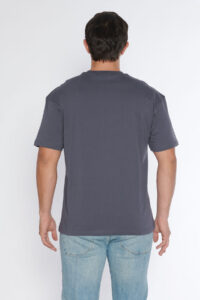 Black Horn Erkek Bisiklet Yaka %100 Pamuk Oversize T-Shirt