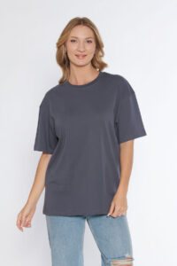 Black Horn Erkek Bisiklet Yaka %100 Pamuk Oversize T-Shirt