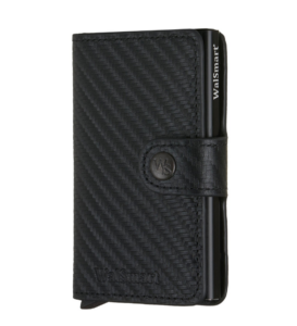 WalSmart Mini Carbon Akıllı Mekanizmalı Deri Cüzdan